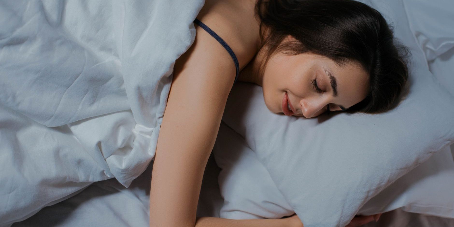 A woman sleeping peacefully