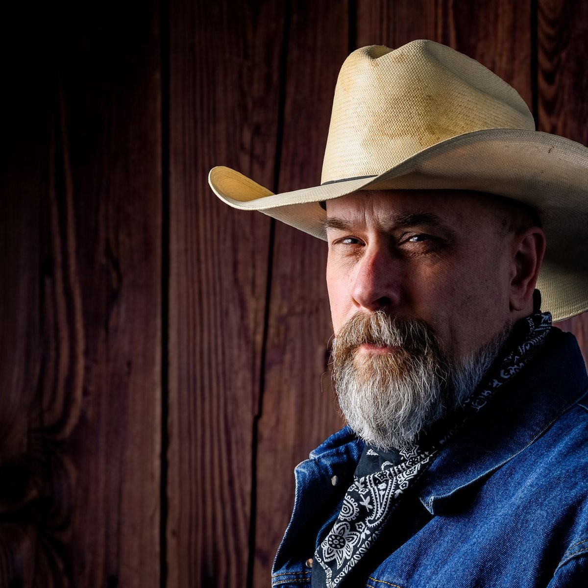 A rancher in a hat